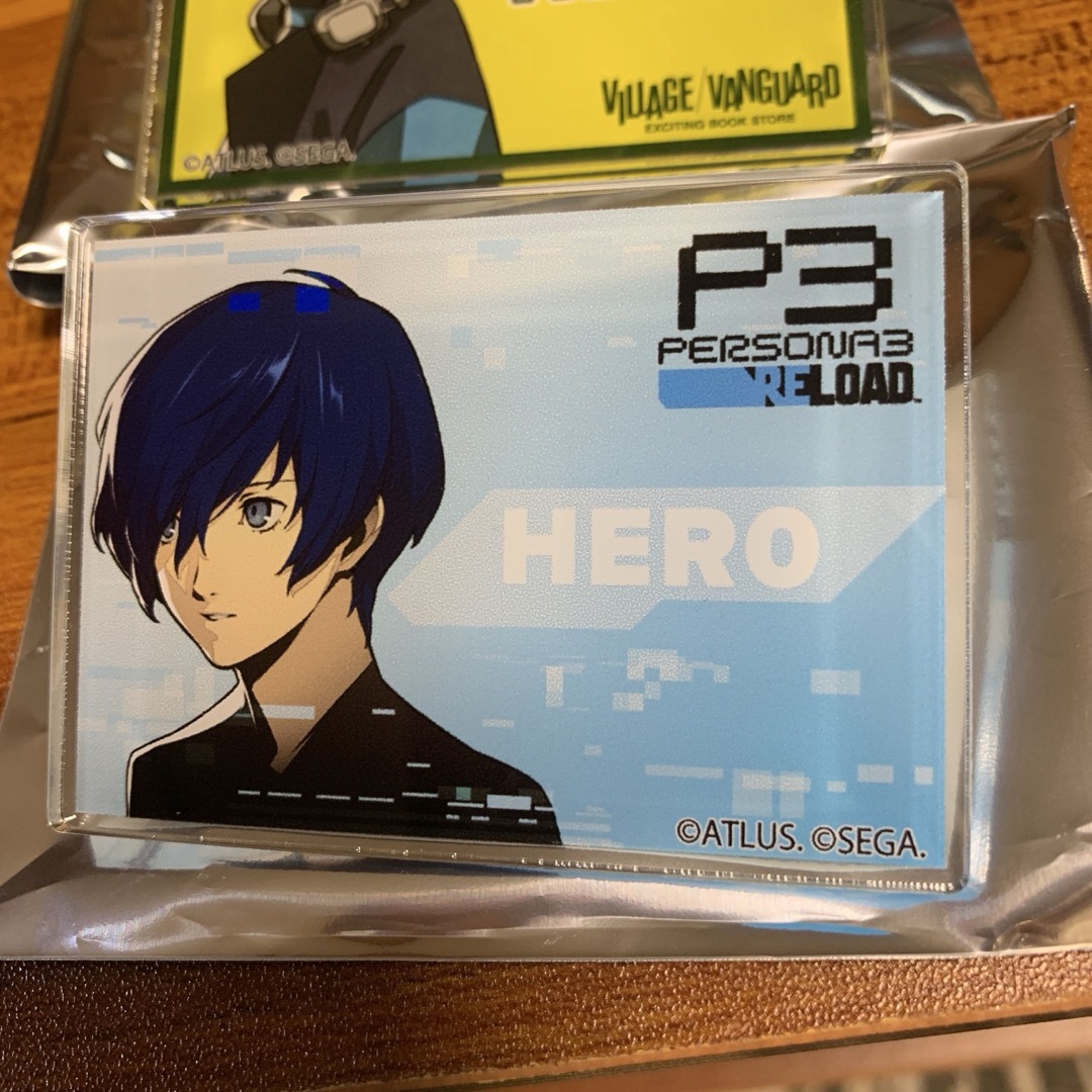 ペルソナ3 ヴィレッジヴァンガード POP ネーム バッジ 主人公 結城理