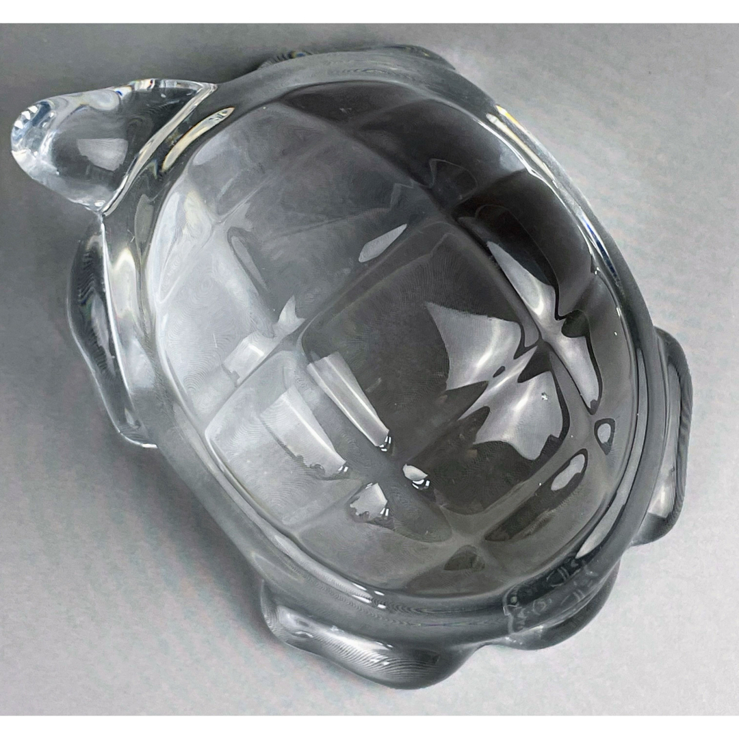 Baccarat - バカラ 亀 かめ カメ クリスタル 置物 ぺーパーウェイト