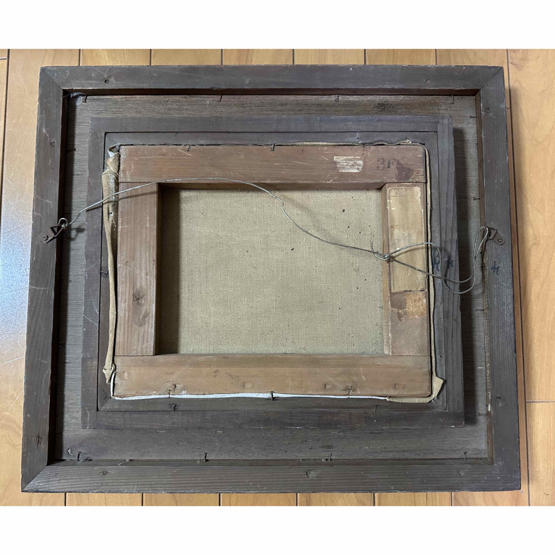 村岡大洋(TAIYO)作 油絵 「静物」美術品 40cm×45cm×4cm 果物