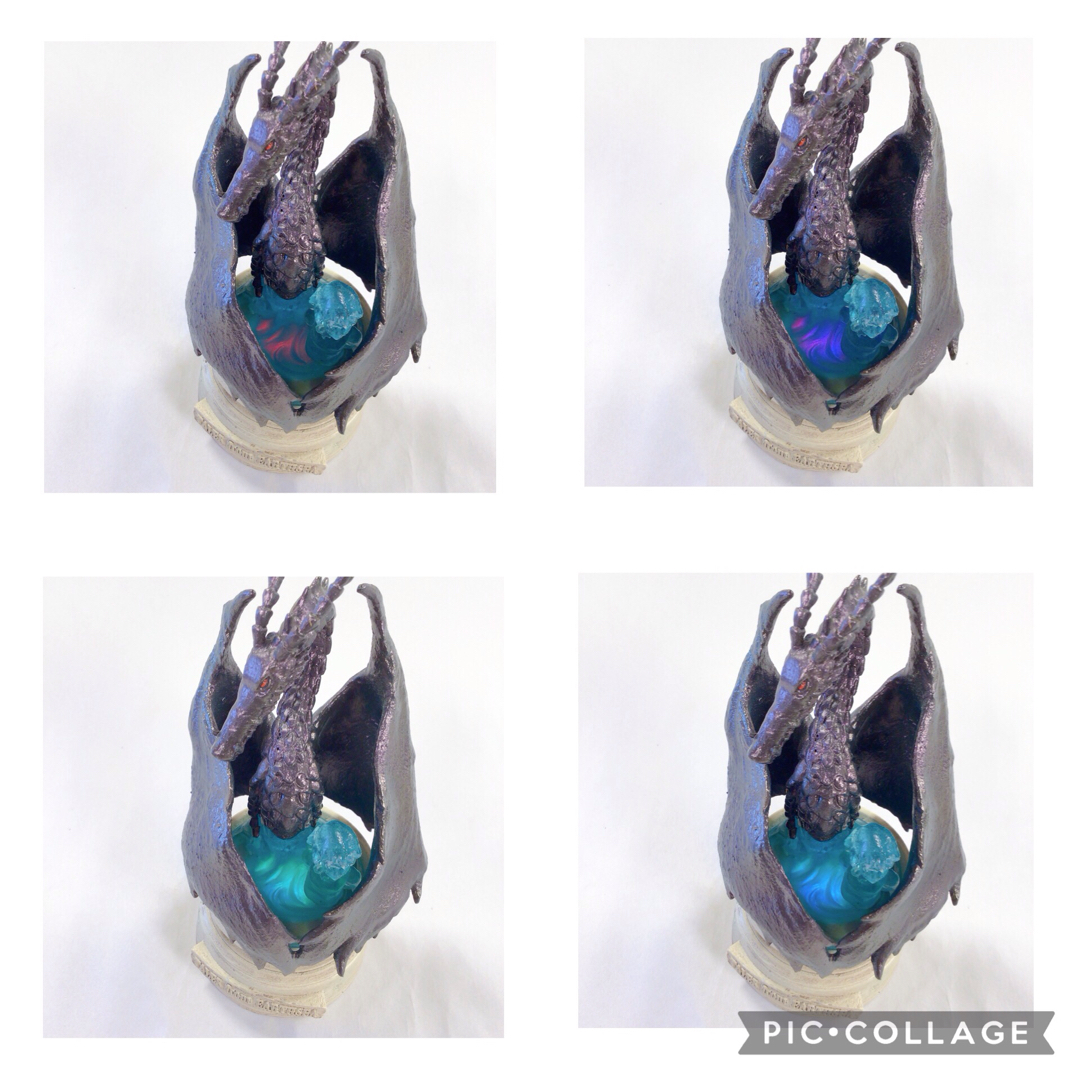 美品 ジブリ ゲド戦記 ライトアップフィギュア（竜）