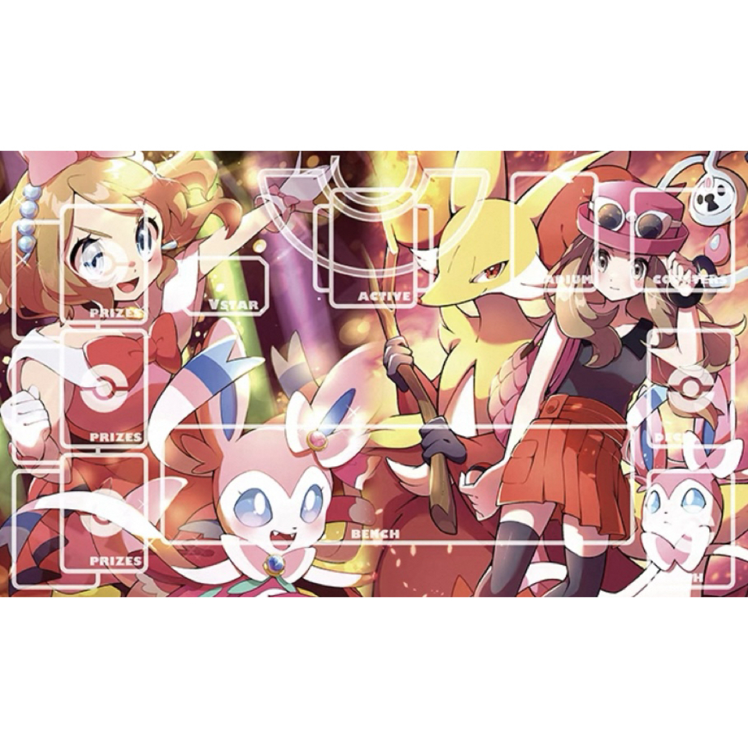 ポケモンカードゲーム プレイマット2種 トレーナーズサロン セレナ