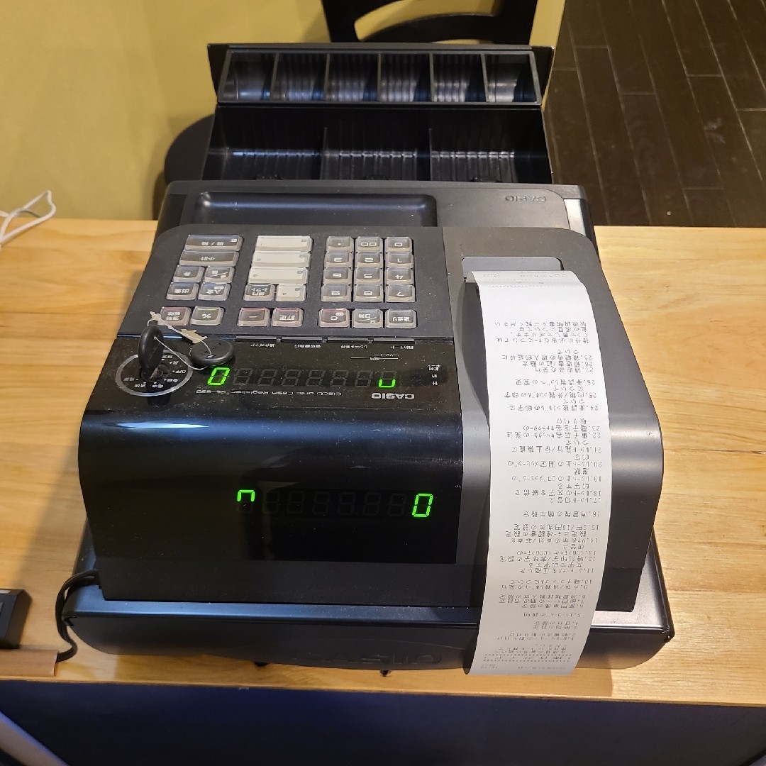 カシオレジスター SE-S30 人気機種 コンパクト 送料無料 3030773