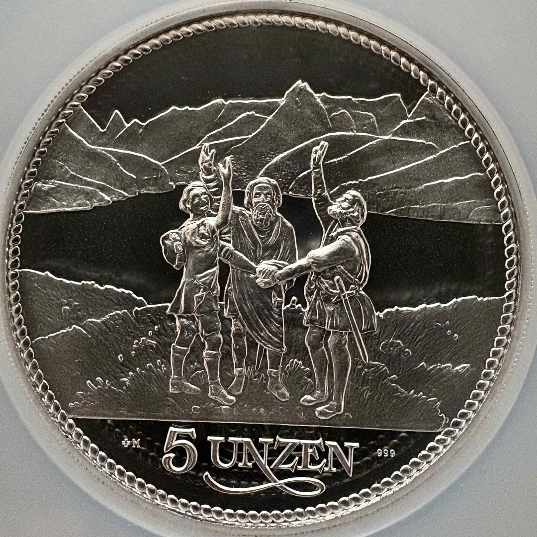 鑑定済☆スイス射撃祭 1996 希少 銀貨 NGC69 UC レア 鑑定済☆スイス