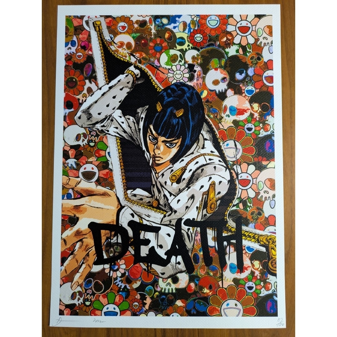 DEATH NYC 世界限定100枚 アートポスター US ドル ONE PIECE ルフィ