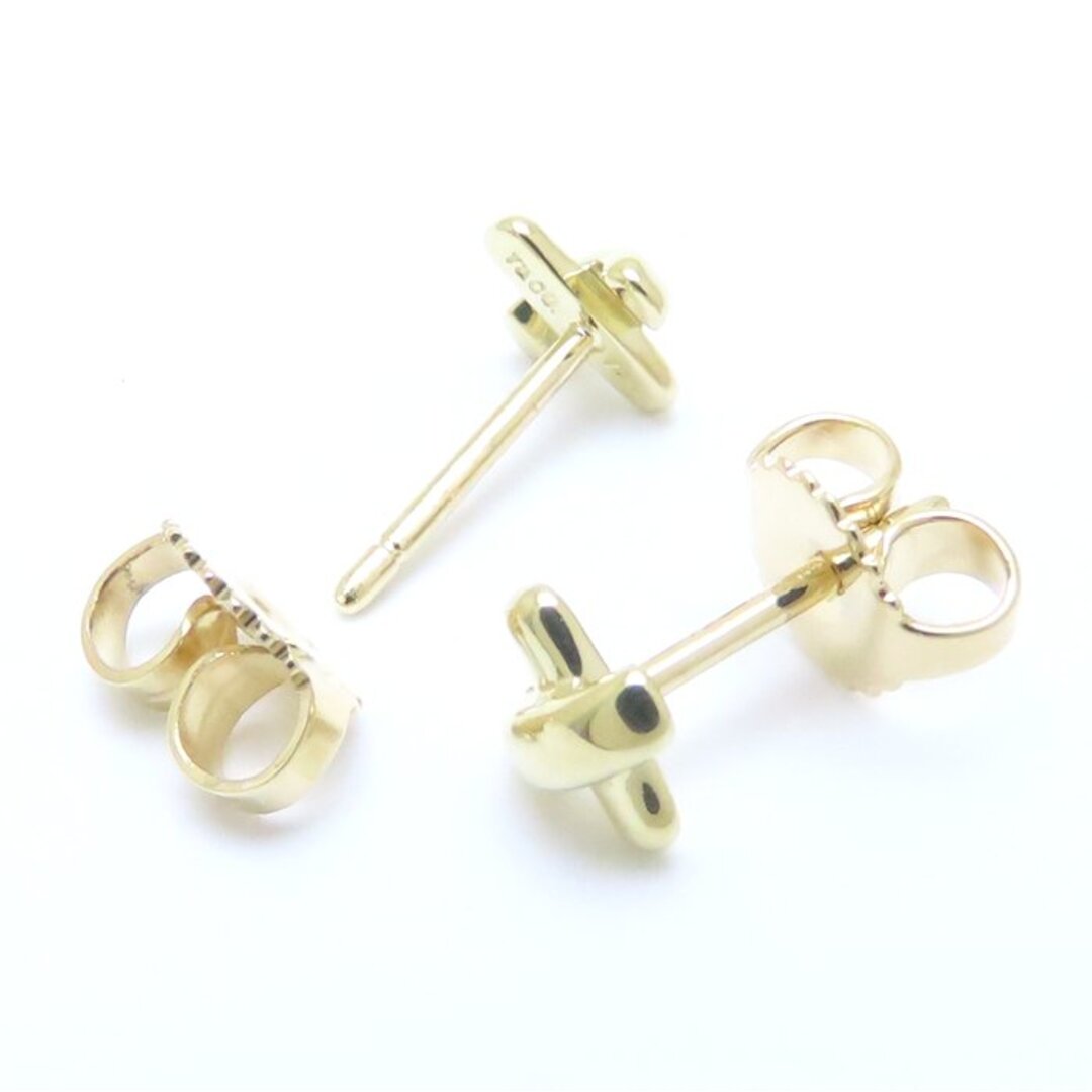 TIFFANY&Co. ティファニー クロスステッチ ピアス K18YG イエロー