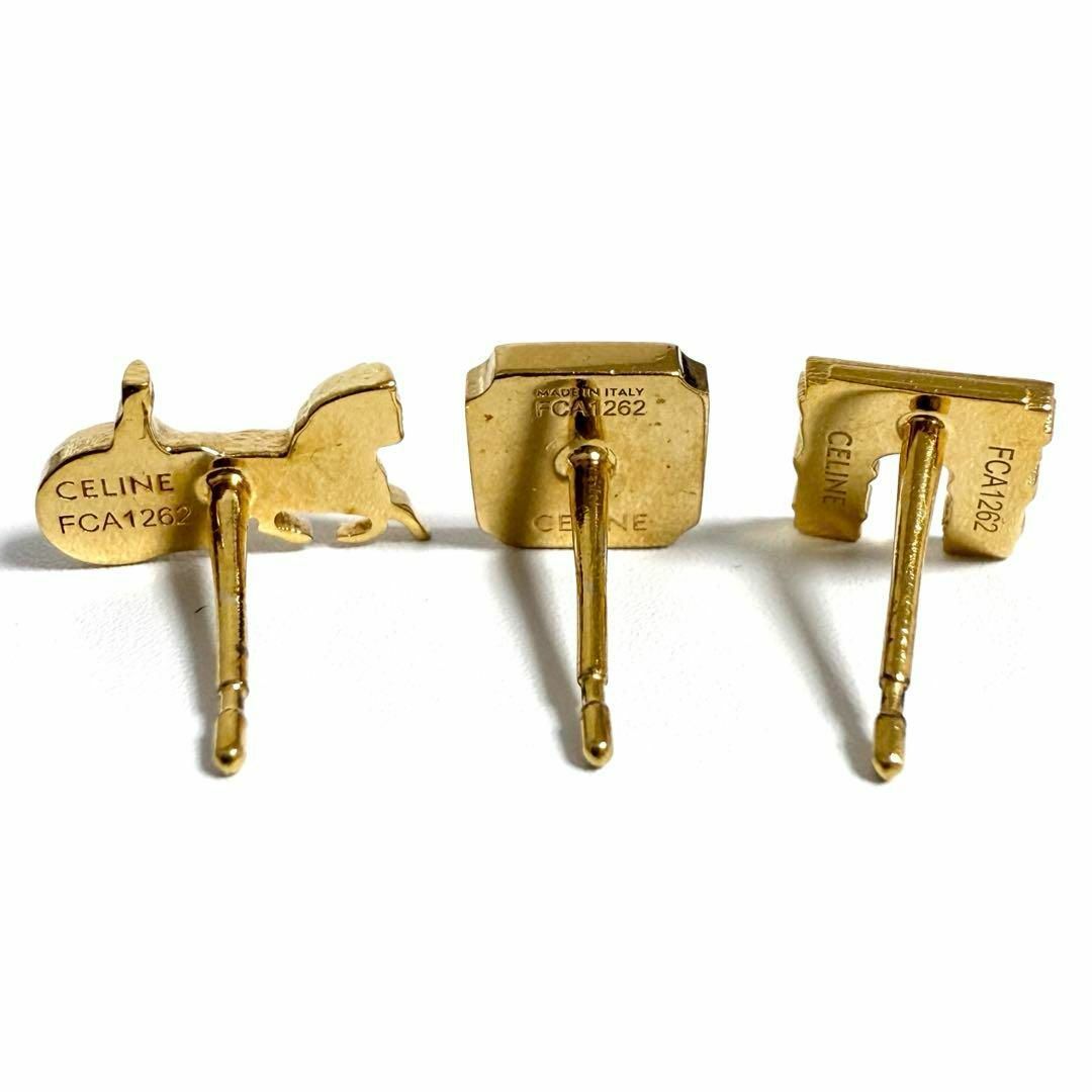 CELINE - 【希少】セリーヌ レディース スタッド ピアス 3点セット