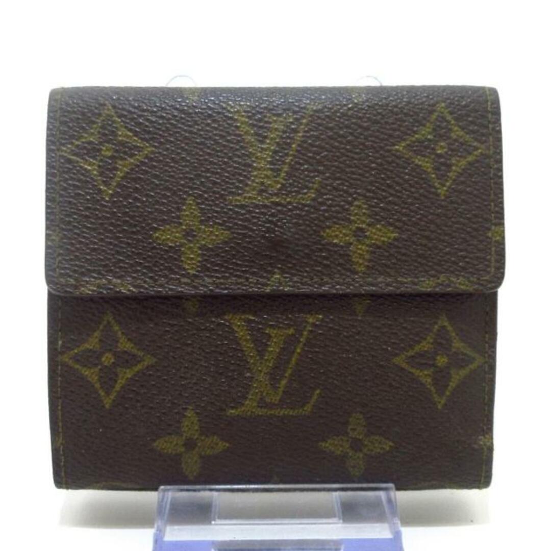 ルイヴィトン LOUIS VUITTON モノグラム Wホック財布 二つ折り ルイ