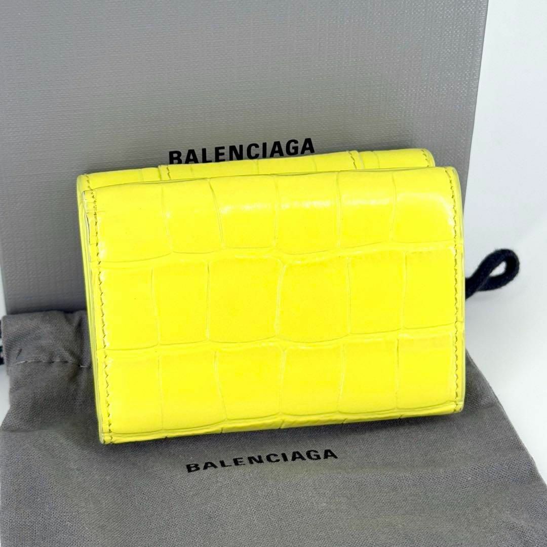 BALENCIAGA - 美品 BALENCIAGA アワーグラス 三つ折り 財布