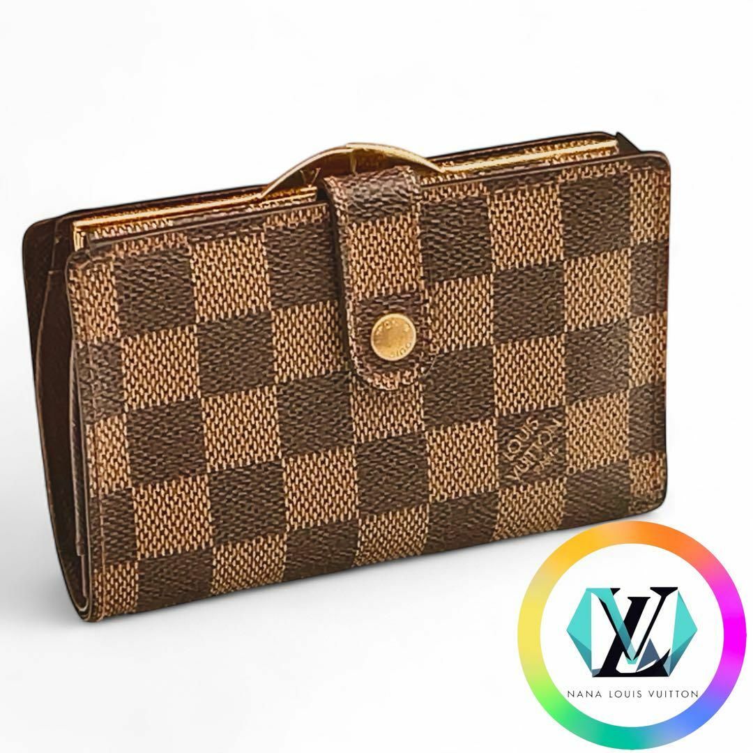 美品】ルイヴィトン ダミエ 二つ折り財布 【公式通販】