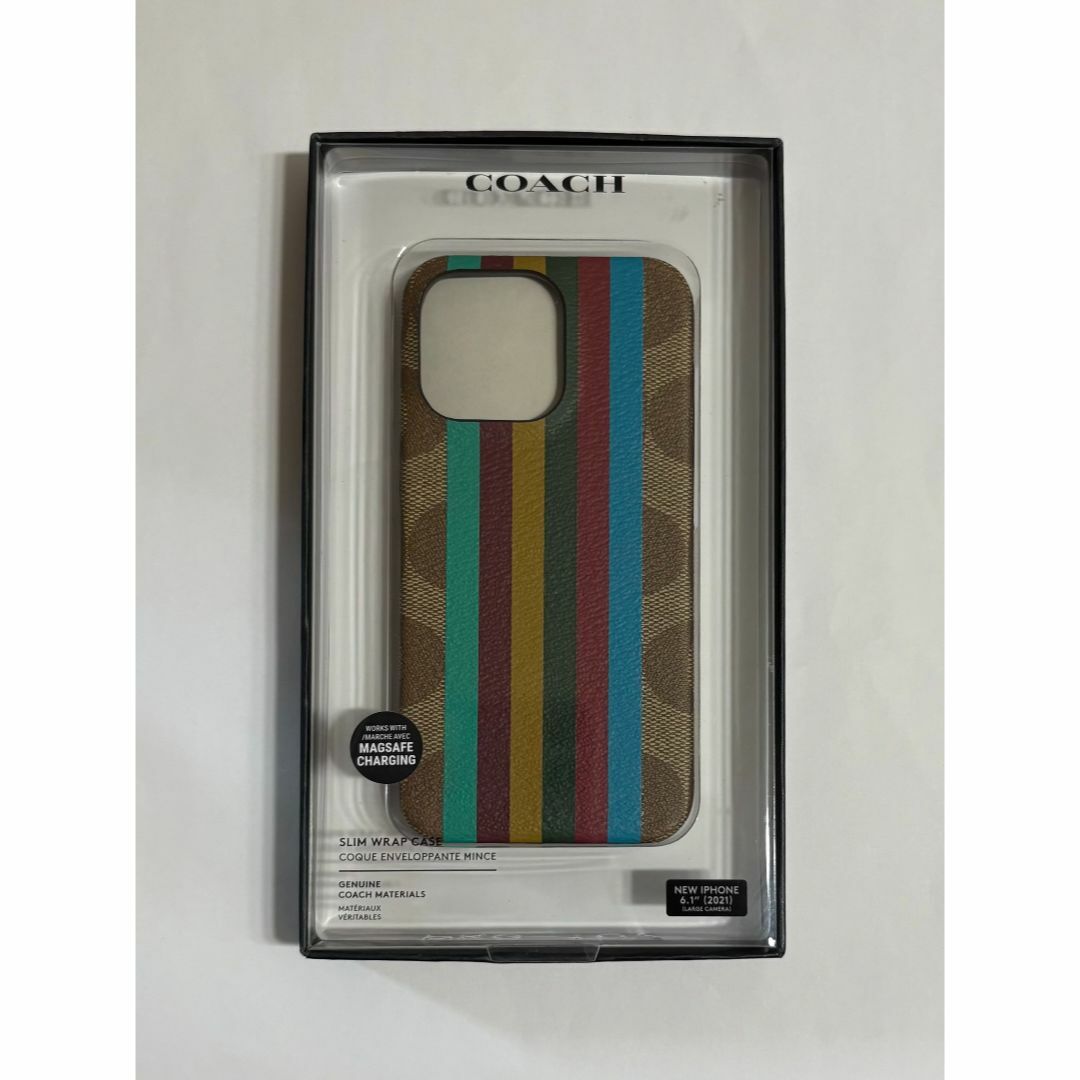 COACH iPhone13 pro ケースC8088 KHAKI CO-404