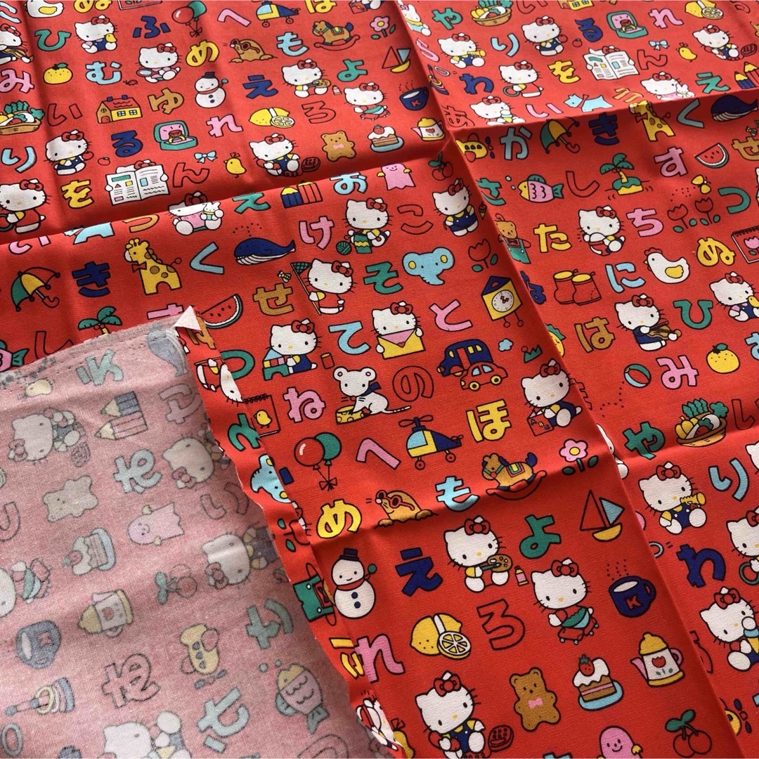 ハローキティ - 【レトロ】ハローキティ はぎれ サンリオ 1989年製