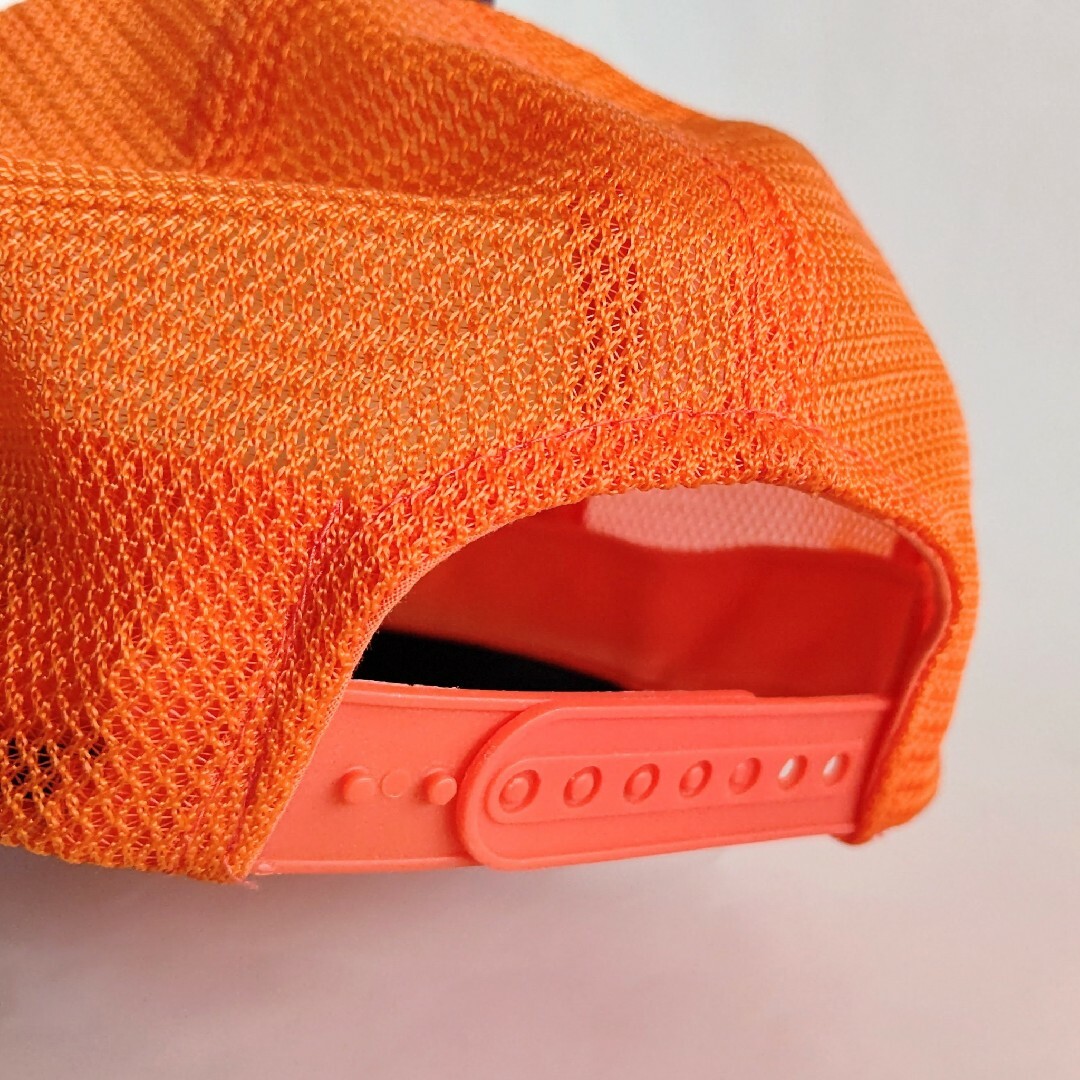 HYSTERIC GLAMOUR - HYSTERIC GLAMOUR メッシュキャップ girl オレンジ