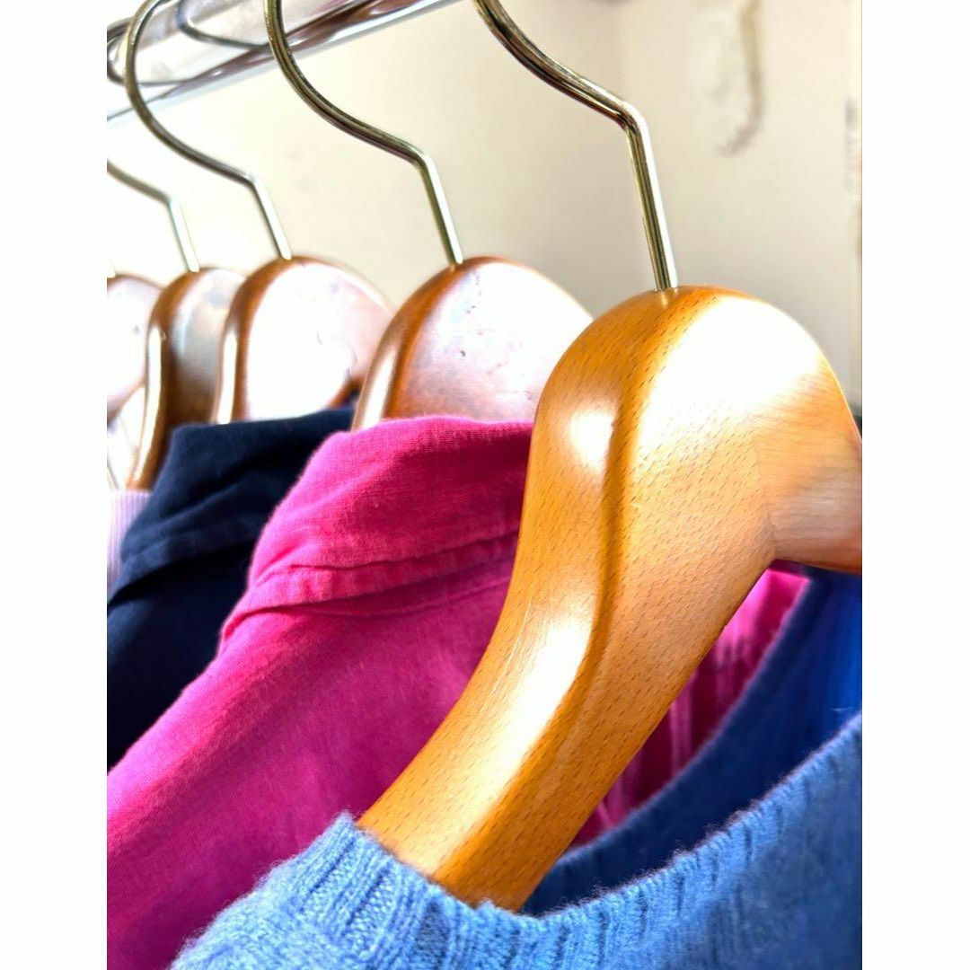 ポロラルフローレン 木製ハンガー 7本セット POLO RALPH LAUREN