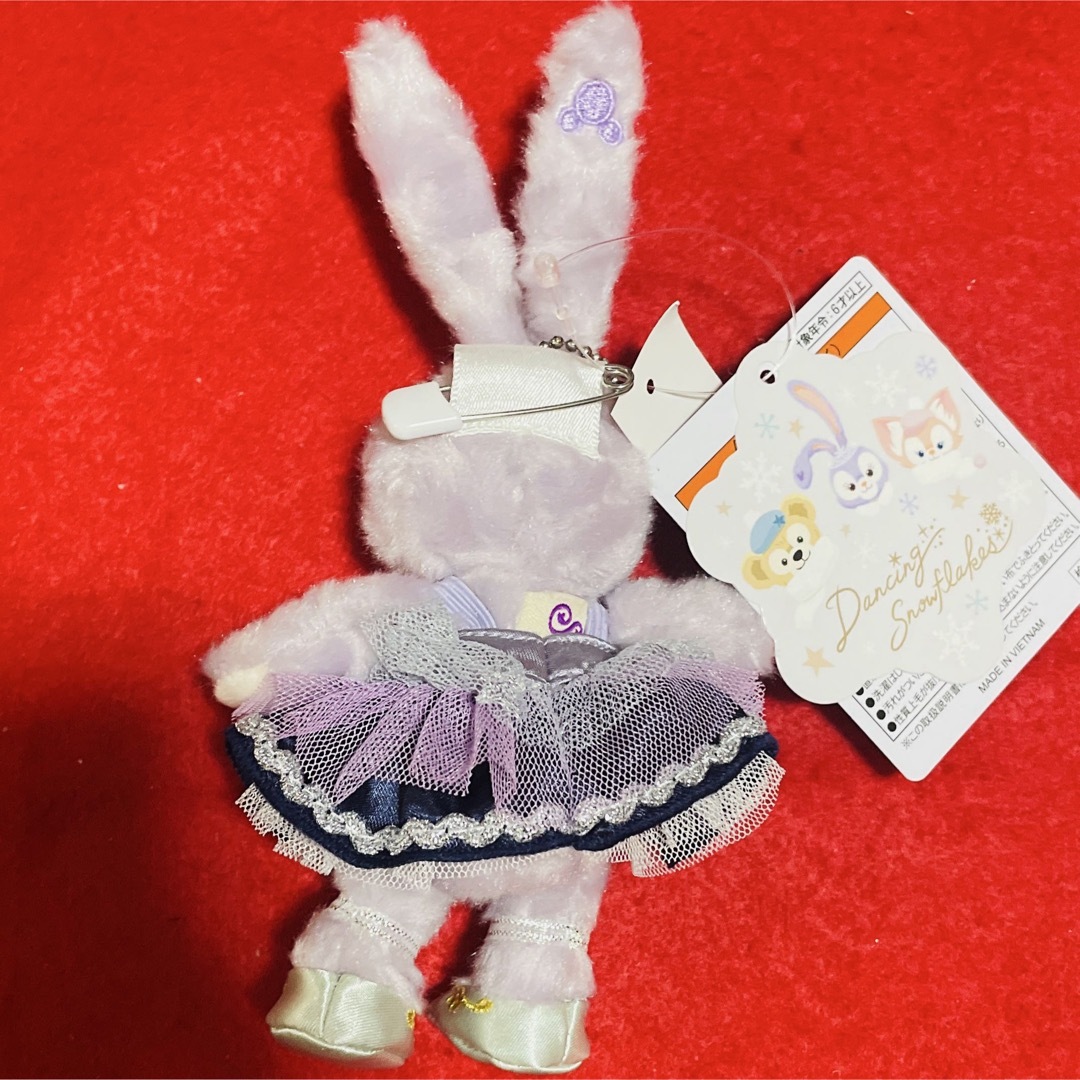 ステラルーぬいぐるみバッジ ダンシングスノーフレークス