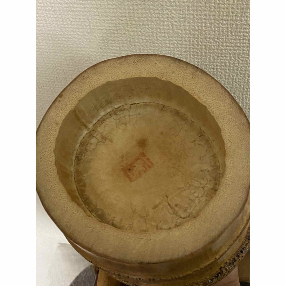 工芸品竹の根置 物飾 日本製和物花器年代物の通販 by 国shop｜ラクマ