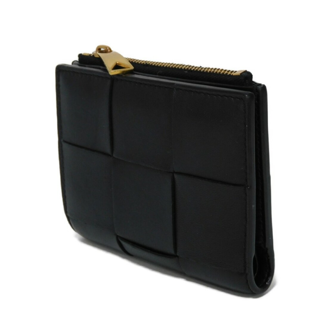 K2587 高品質 未使用 ボッテガヴェネタ カセット レザー 二つ折り長