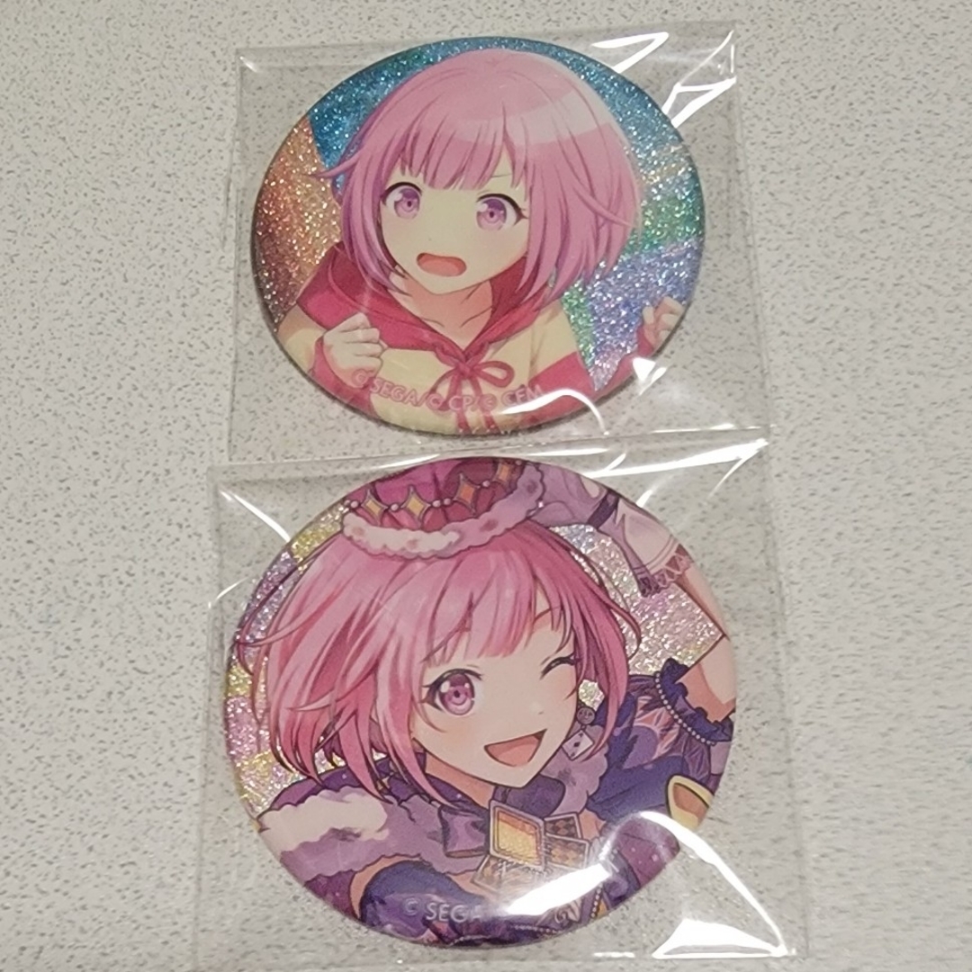 プロセカ 鳳えむ 缶バッジ 8A ワンマジ プロセカ えむ ワンマジ グリ缶