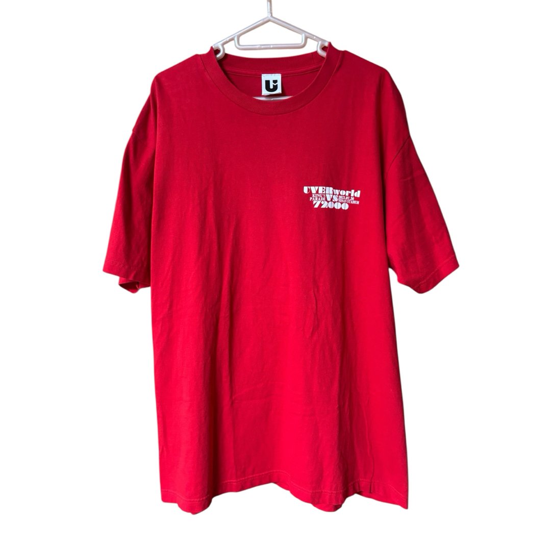 UVERworld - 男祭り UVERworld 日産 赤 Tシャツ 2023年7月30 XLサイズ