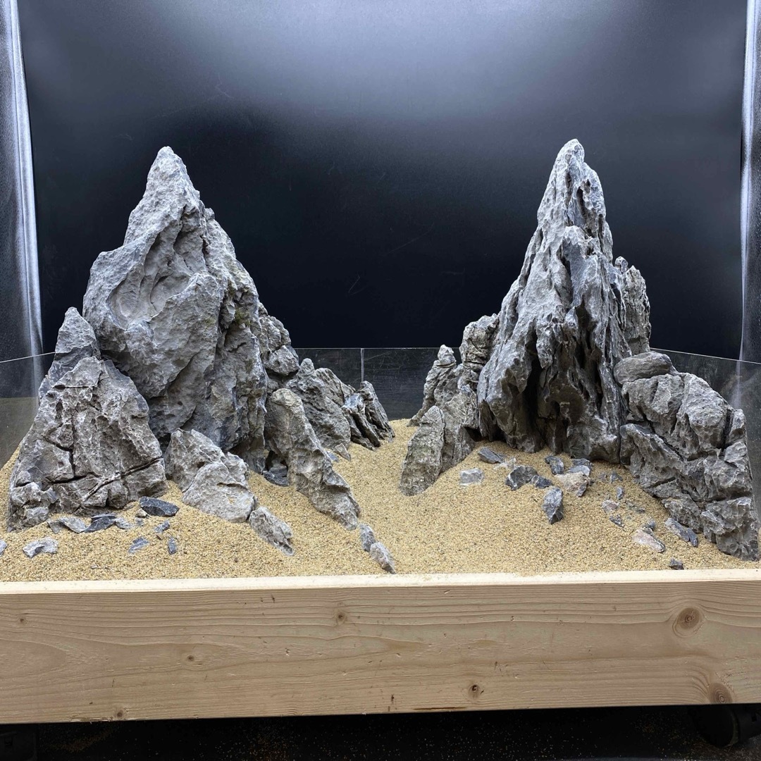 MSS-6349 青龍石レイアウトセット 龍王石 竜王石 アクアリウム