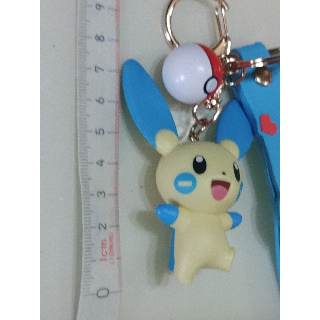 ポケモン - マイナンキーホルダー ポケモン モンスターボール、ラバー