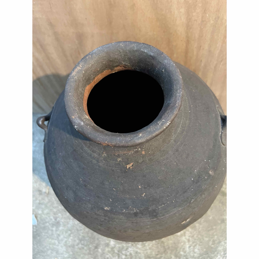 備前焼 古備前 桃山時代大陶印 上作 2耳壺大壺アンティーク