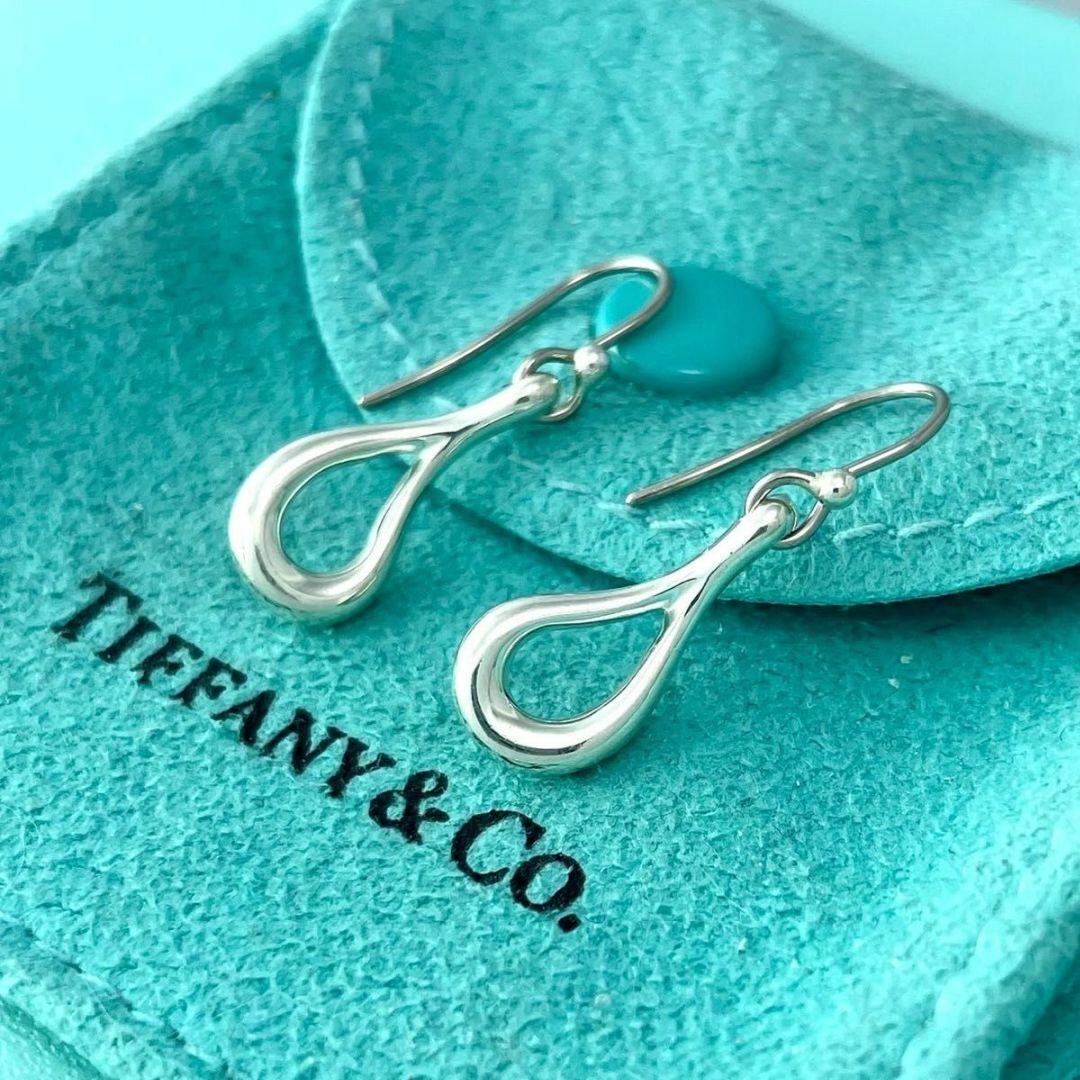 エルサ・ペレッティ ティアドロップ ピアス スターリングシルバー