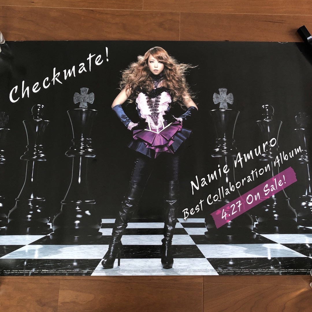 m 新品 非売品 安室奈美恵 販促 告知 ポスター B2 checkmate