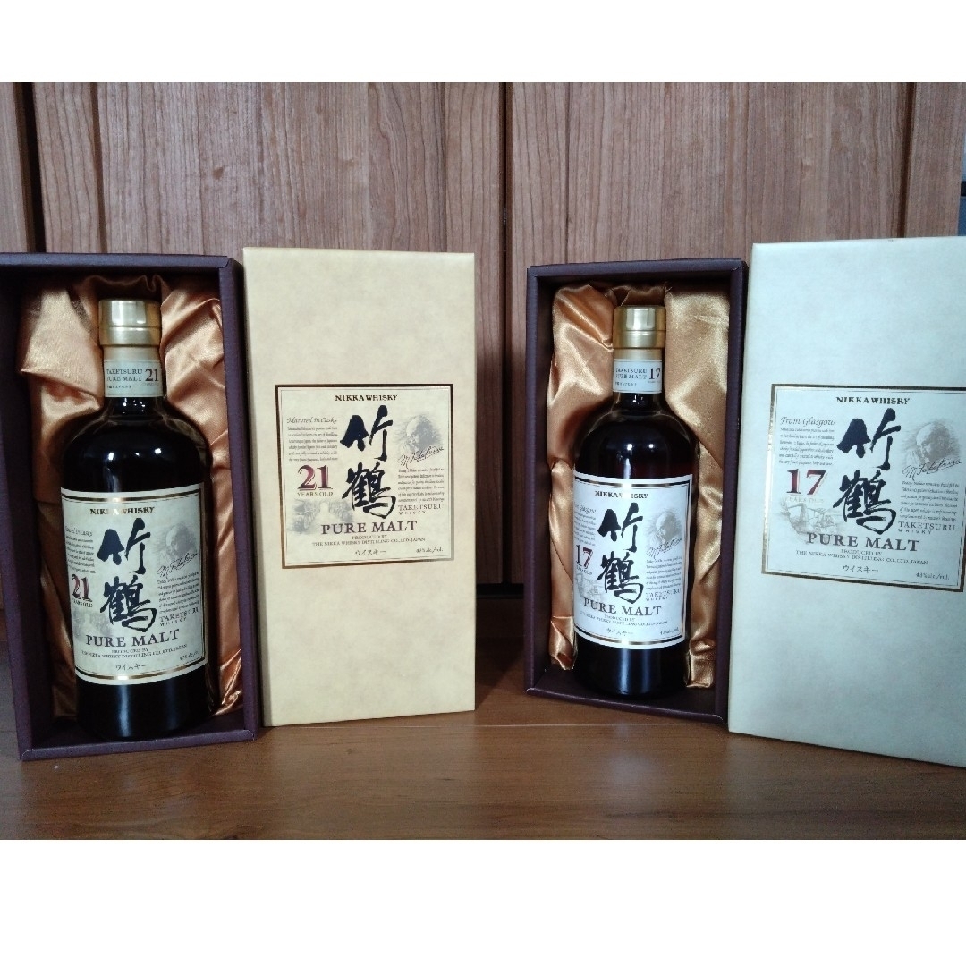 竹鶴 21年 ピュアモルトウイスキー 700ml ニッカウヰスキー - 竹鶴21年