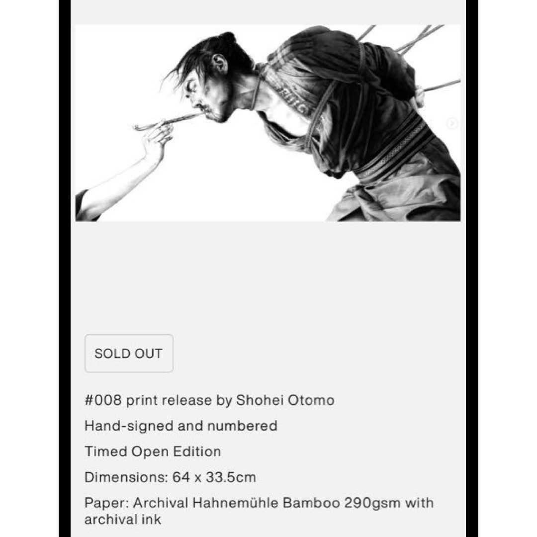 大友昇平 IPPUKU TED 直筆サイン入り額装済み