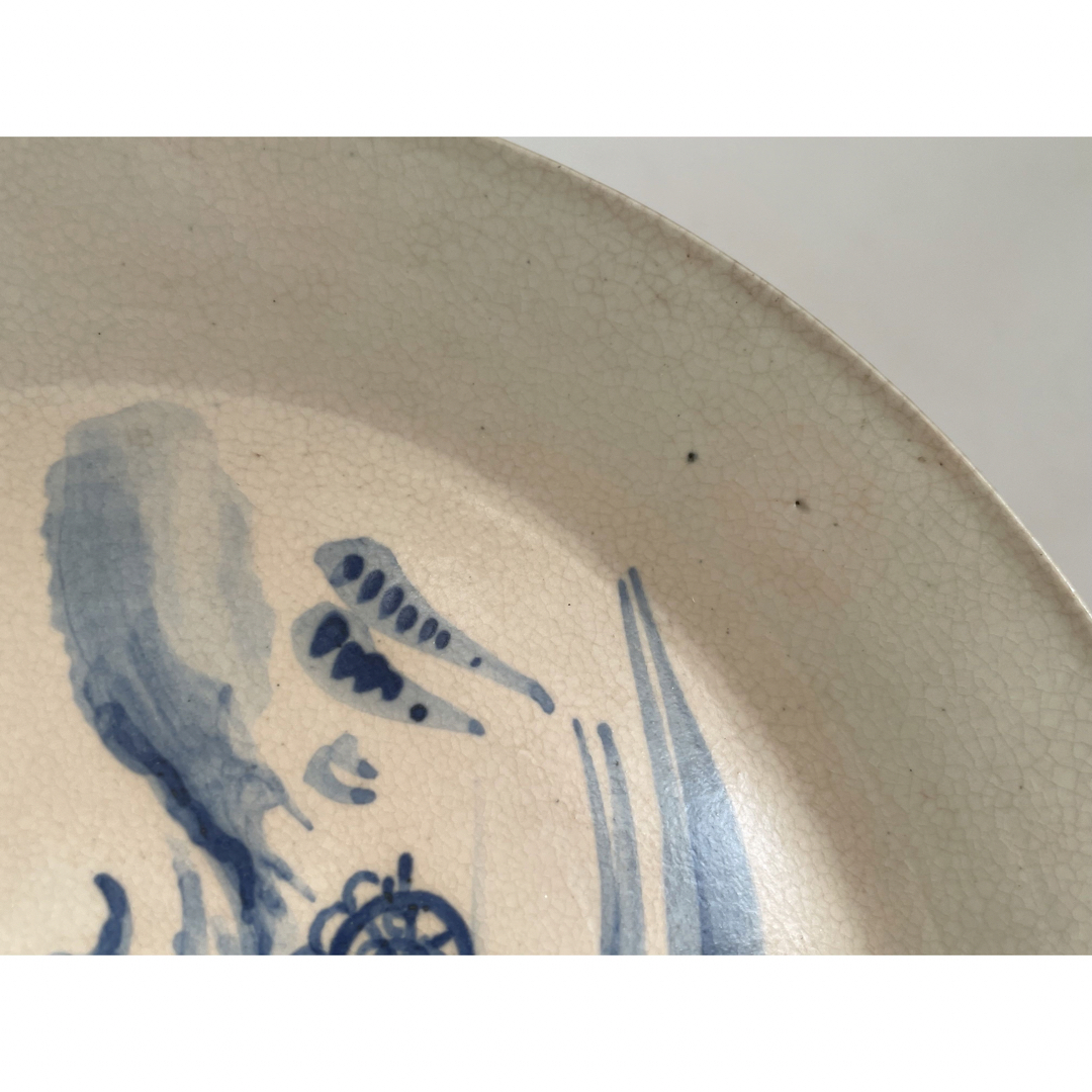 陶芸家 バーナード・リーチ 荷馬車図 皿 民芸 民藝 BERNARD LEACH
