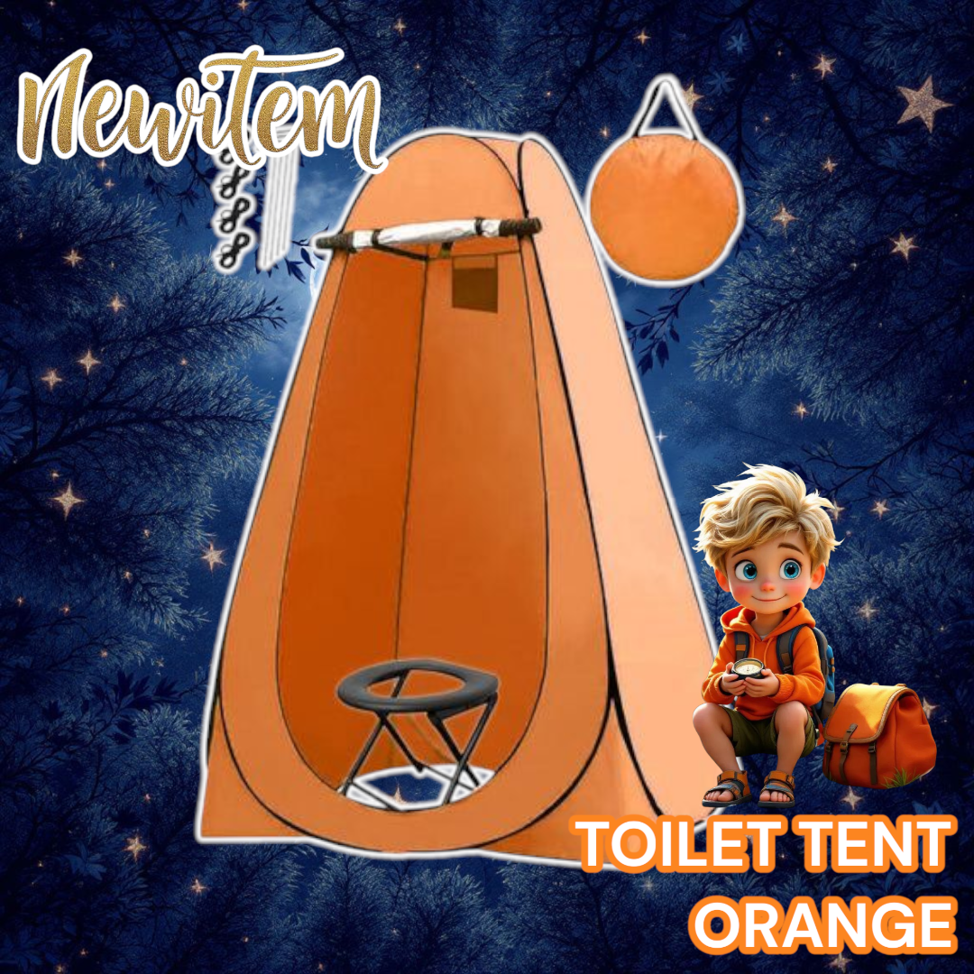 997 トイレ テント オレンジ ※一部地域離島別途配送料有