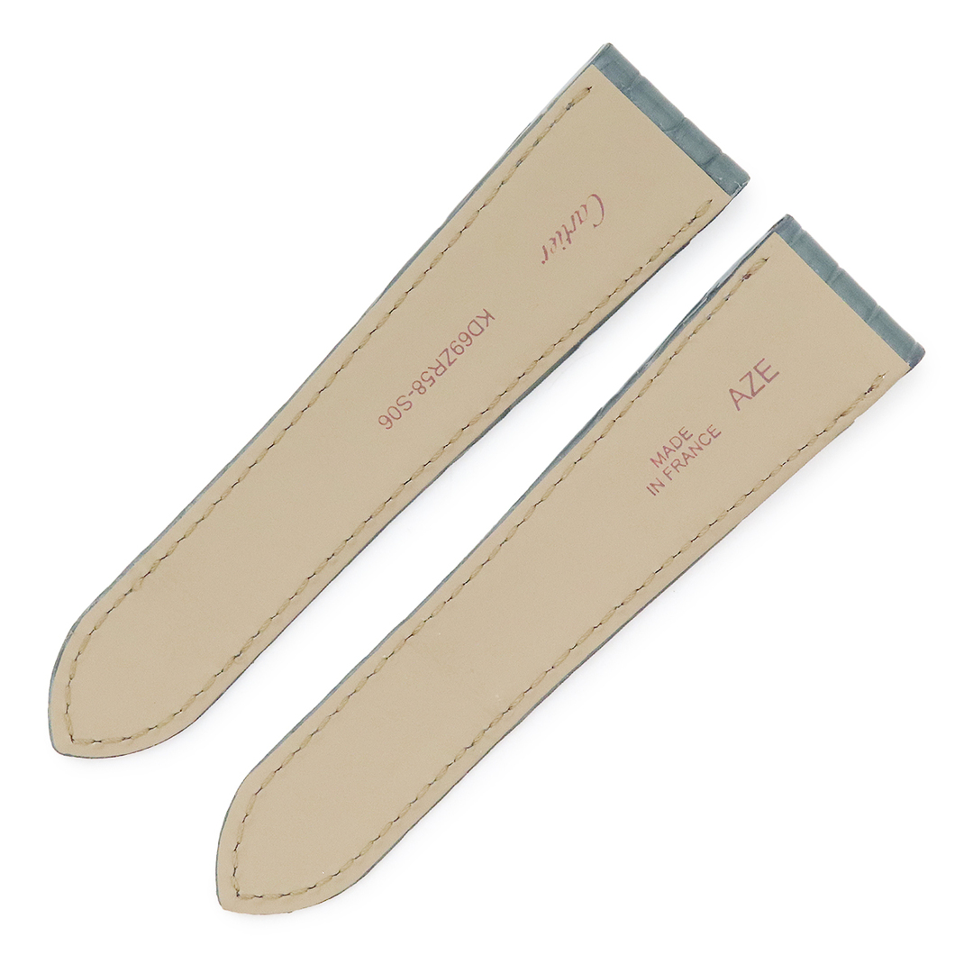 カルティエ 純正 替え クロコ バンド ベルト ストラップ 22mm ワイン