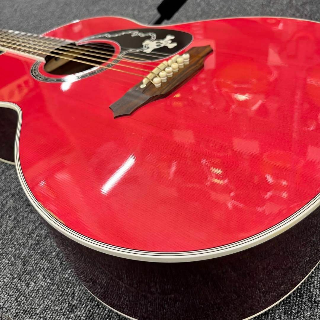 10134】 takamine skull #7 TP エレアコ ピンク 高峰