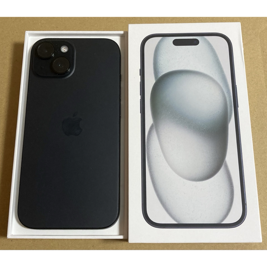 iPhone15 128GB SIMフリー ブラック Apple iPhone 15 128GB SIMフリー