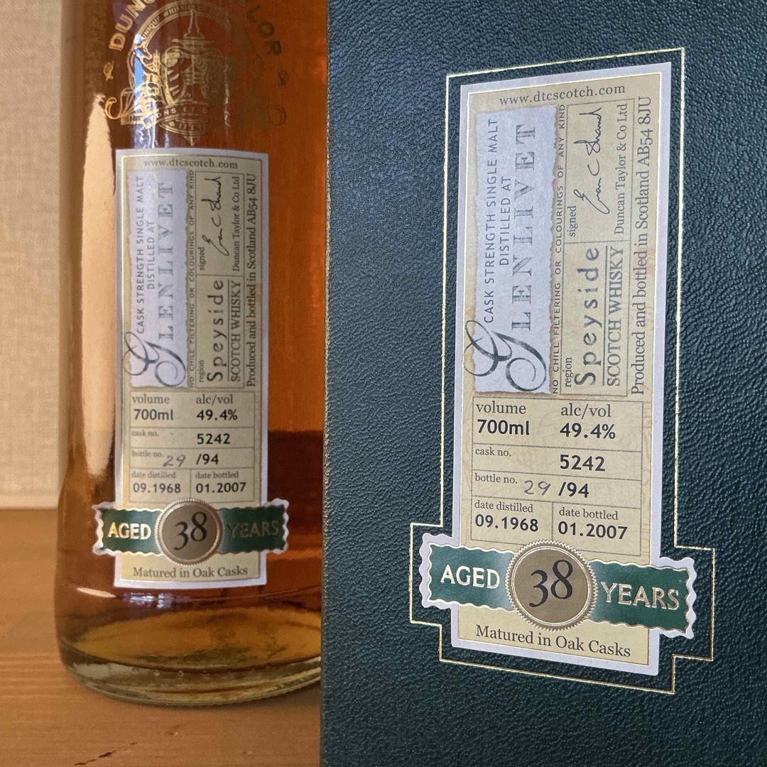 ダンカンテイラー グレンリベット38年 700ml