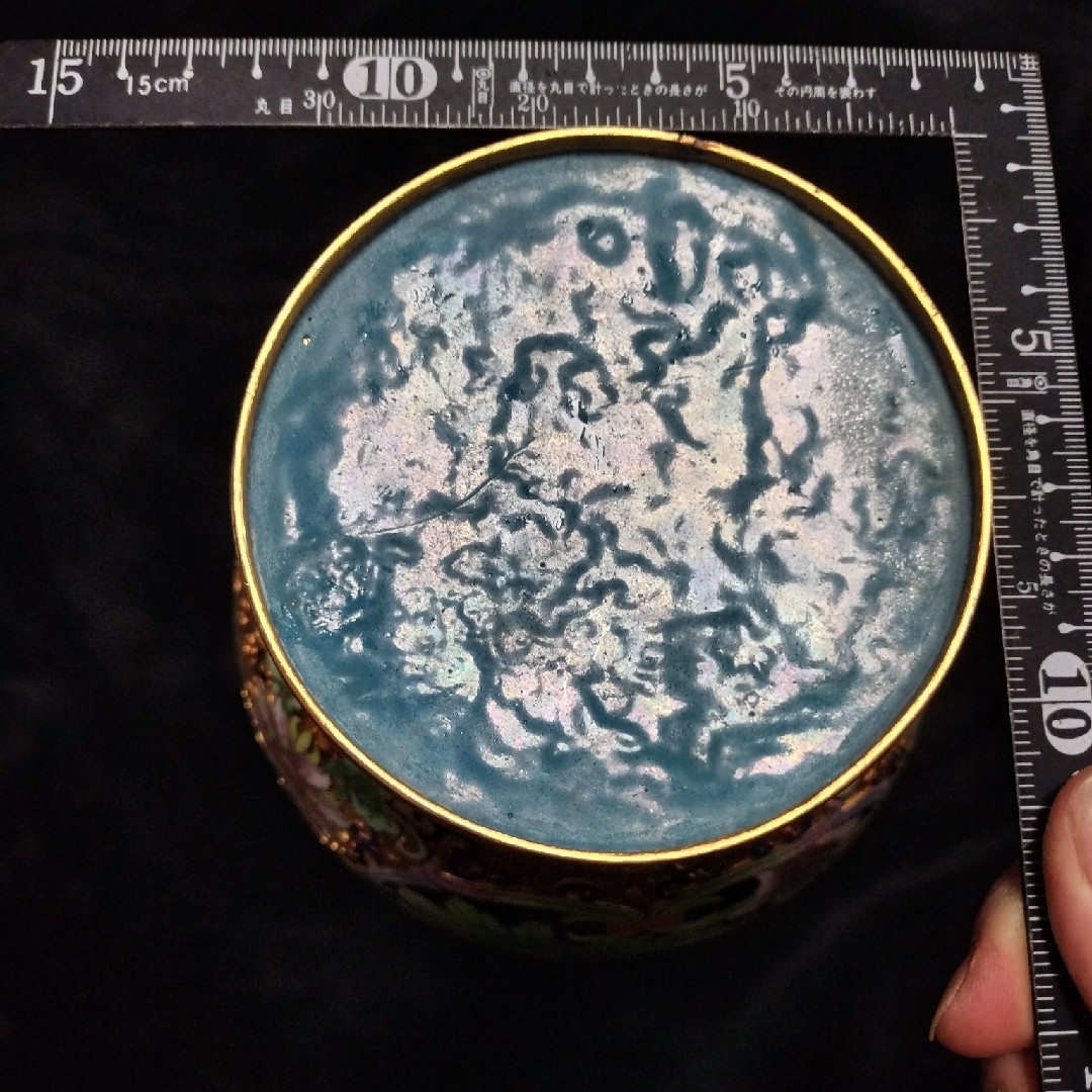 ☆最終値下げ☆レトロ 中国美術 景泰藍 七宝焼き骨董品2本セット