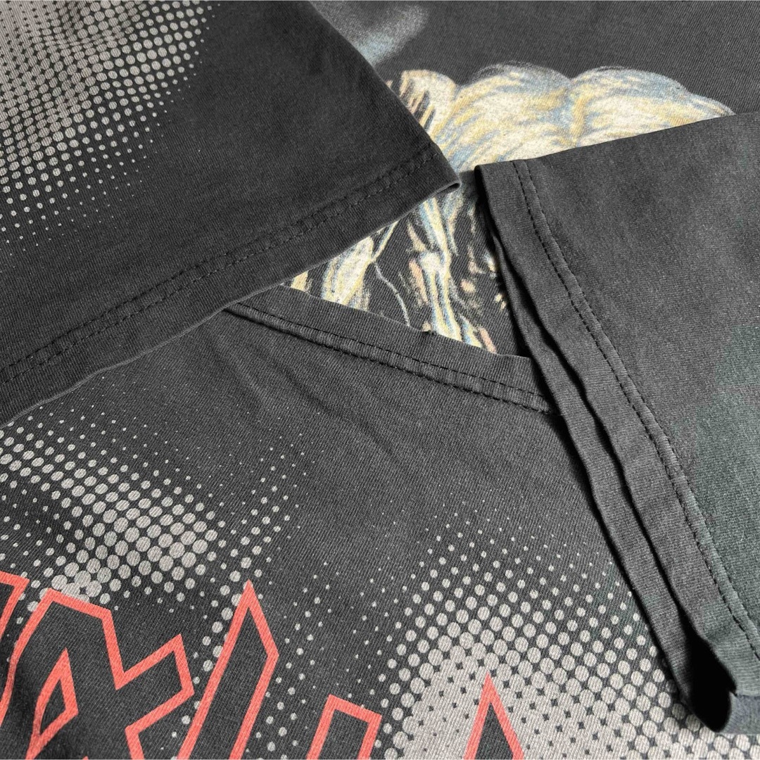 Iron Maiden アイアンメイデン 魔力の刻印 リキッドブルー製 Tee トップス