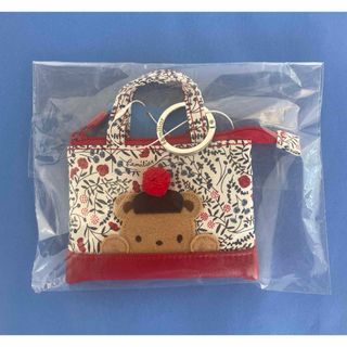 familiar Bibiy 赤チェックストラップファミリアビビィ