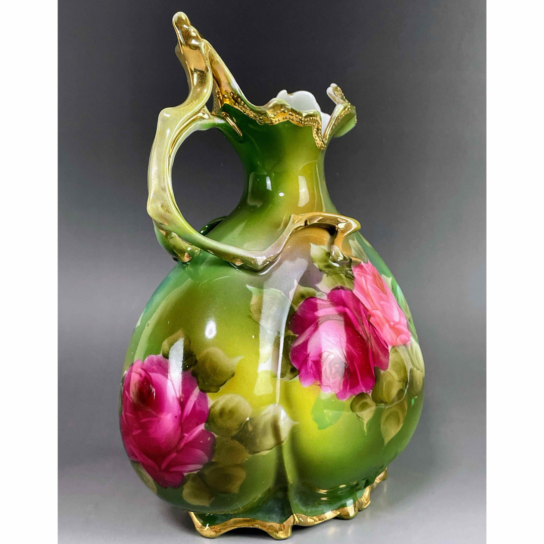 Noritake オールドノリタケ 木村義一 ハンドペイント バラ絵 花模様