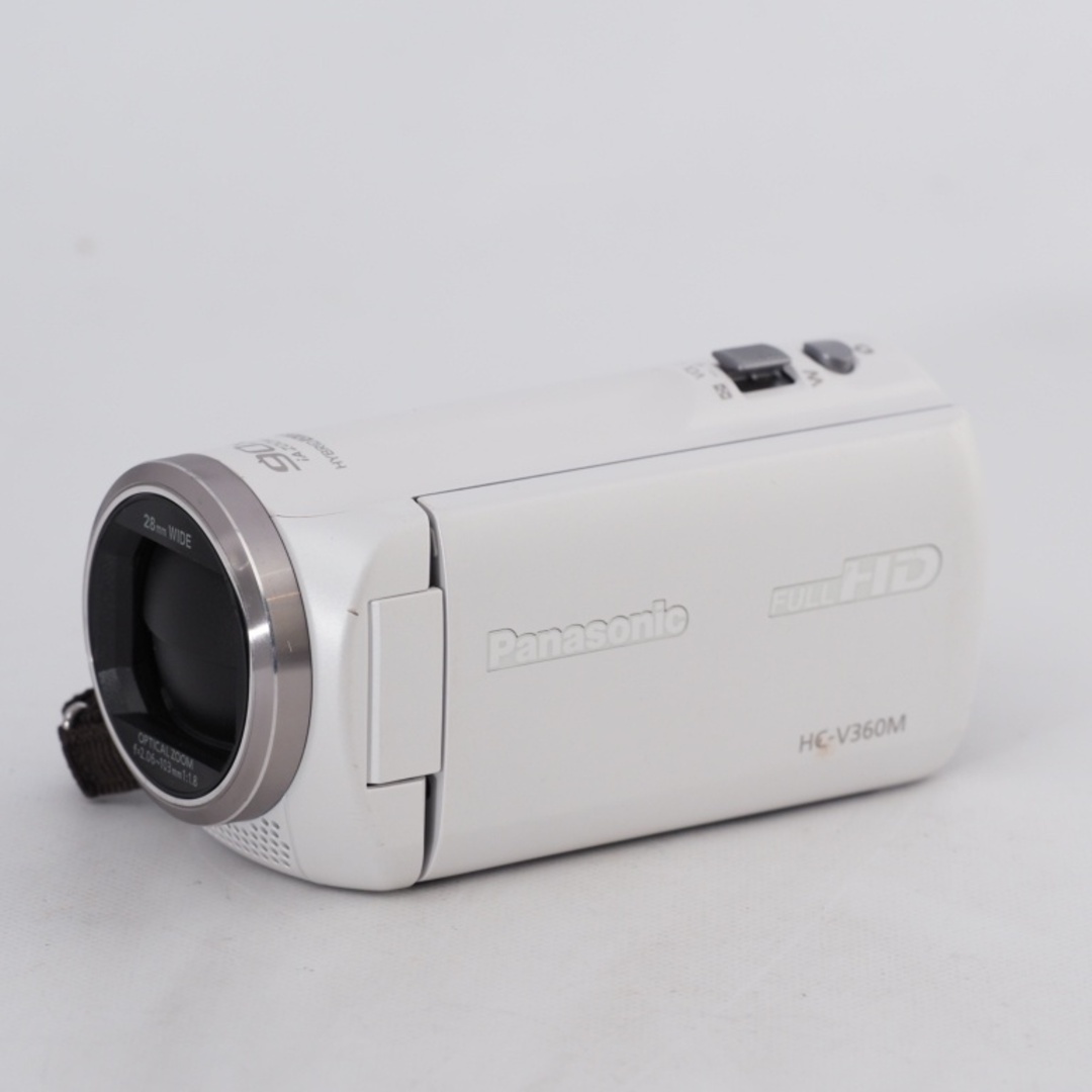 美品】パナソニック HC-V360M ホワイト ビデオカメラ