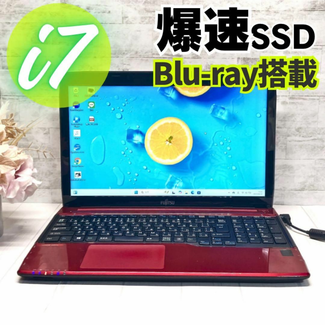 東芝/2世代CORE‐i7/メモリ8G/新品SSD480G/ブルーレイ/カメラ ショップ