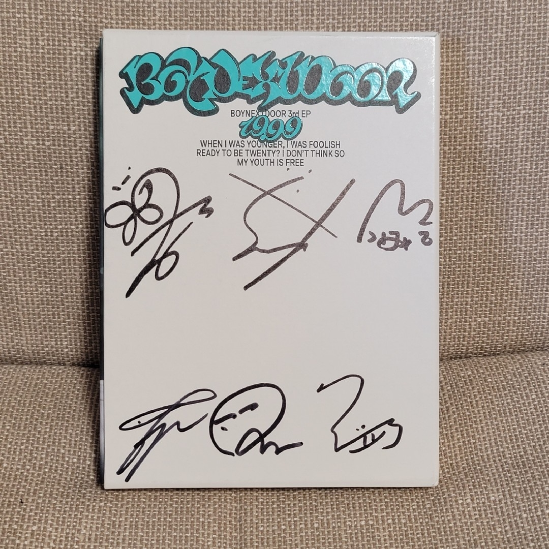 BOY NEXT DOOR ボネクド 全員サイン BOY NEXT DOOR ボネクド 全員