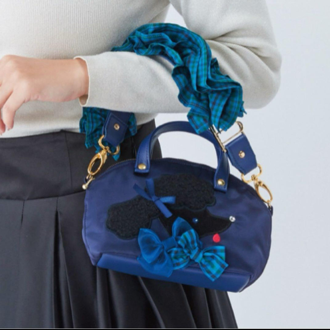 ファミリア ハンドストラップ〈Bibiy. × familiar〉 青系 【公式通販】