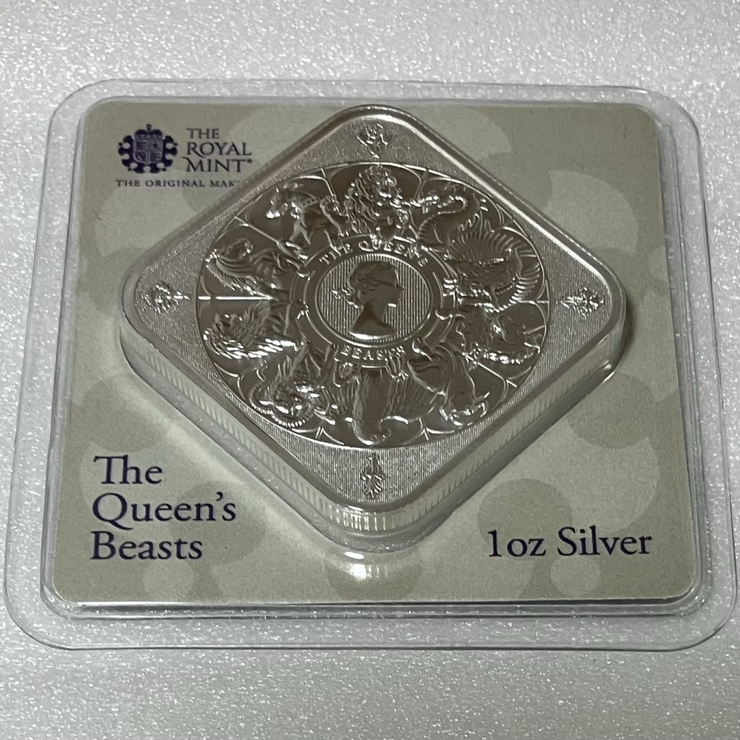 英国 クイーンズビースト コンプリーター 1オンス銀バー 特別