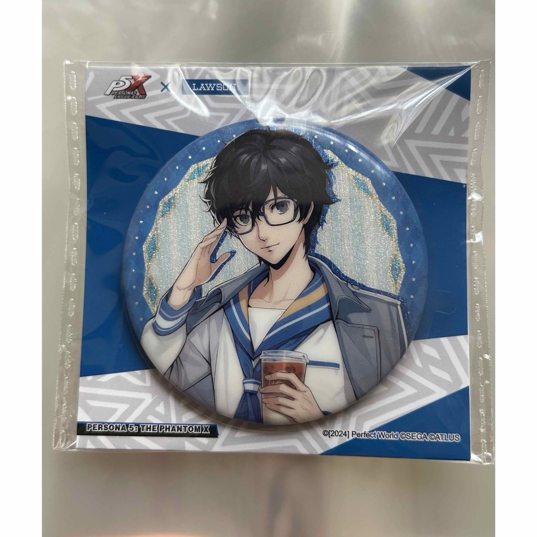 7) ペルソナ3/4/5 × FiFS 缶バッジ 主人公 雨宮 蓮 ペルソナ5 缶
