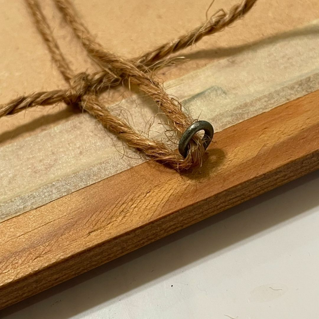 イギリス購入☆木製額入り絵 PIG & SHEEP