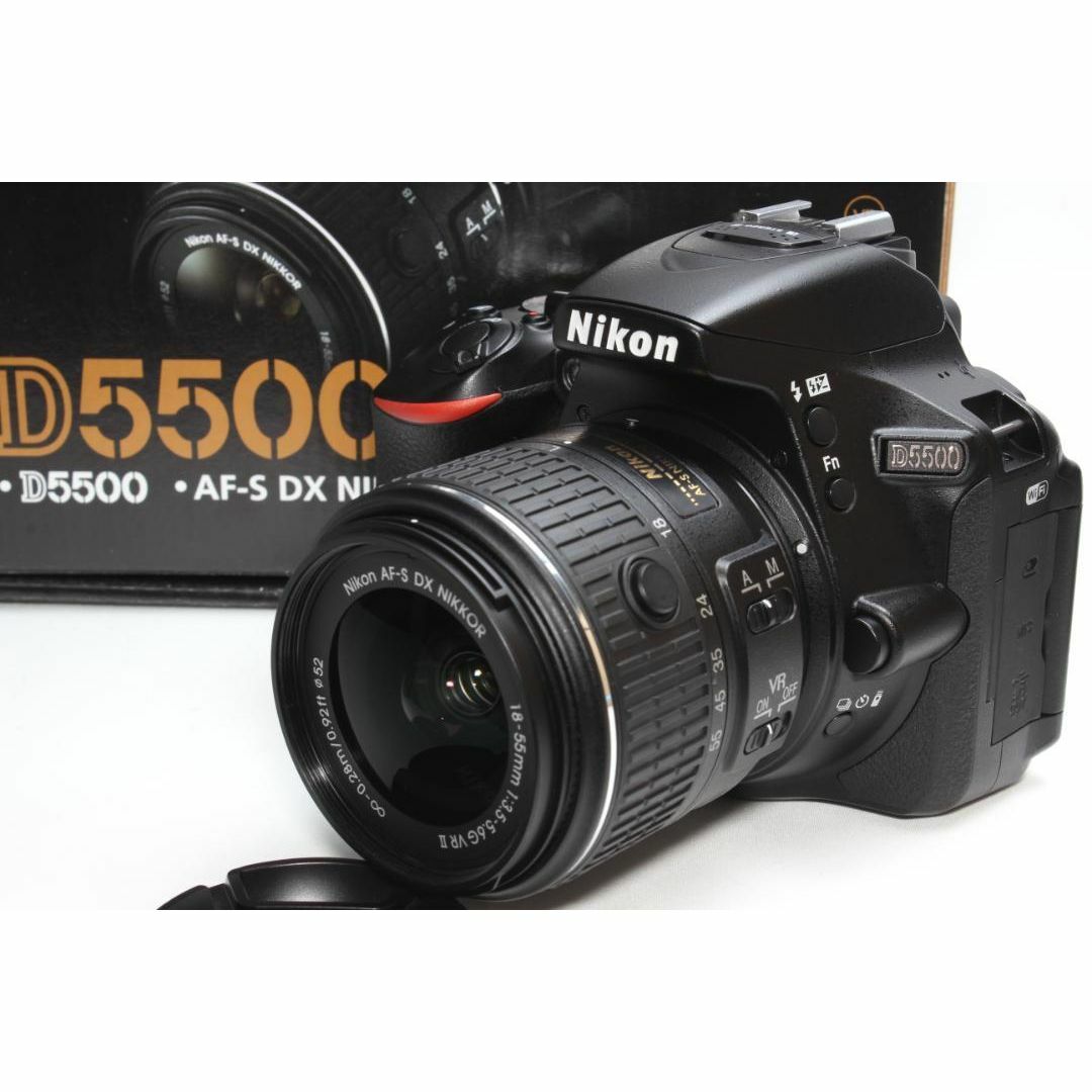 Nikon D5500☆Wi-Fi内蔵☆高性能一眼レフ☆自撮り可能☆
