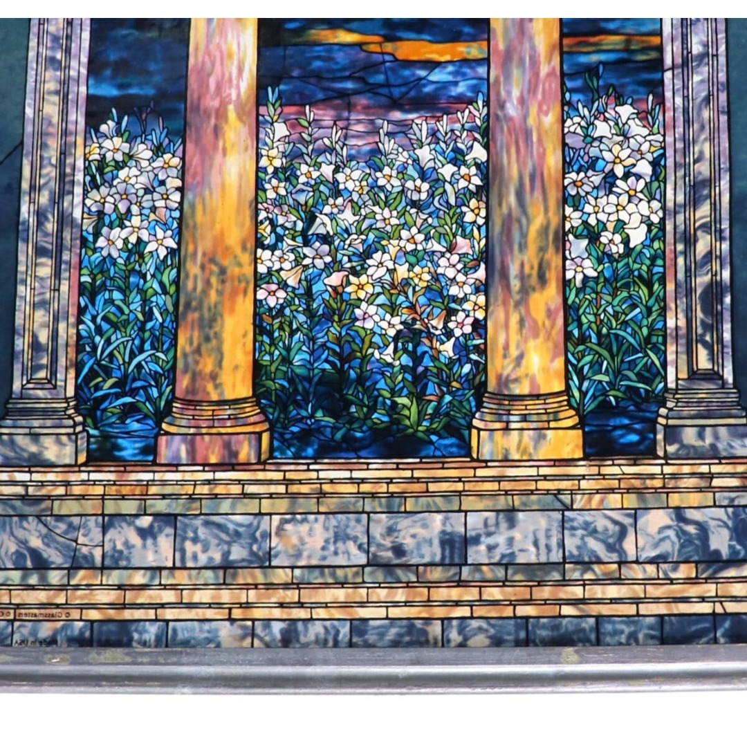 ルイスCティファニー ステンドグラスMadonna of theFlowers大 ルイス