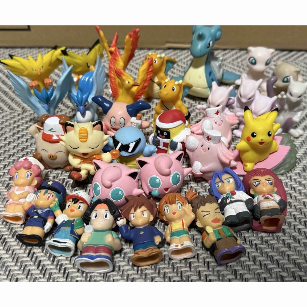 ポケモンキッズ指人形（伝説のポケモン.幻のポケモン含む）58体 （未