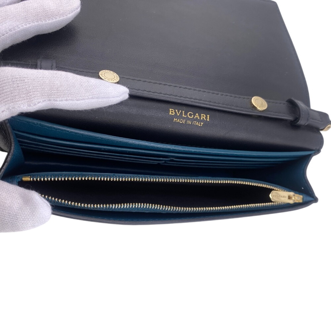 ブルガリ BVLGARI 長財布 インフィニートゥムチェーンウォレット ロゴ